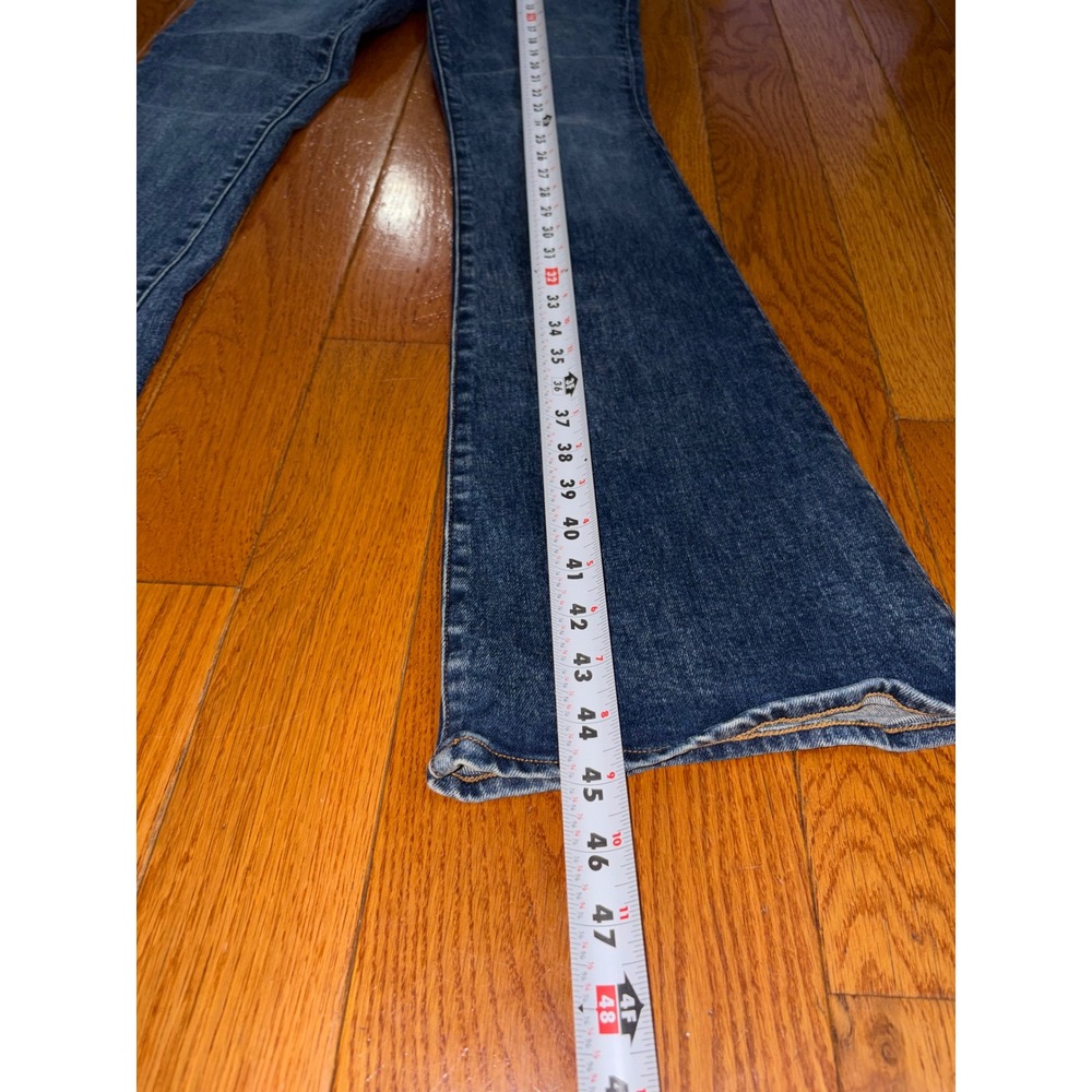 Veronica Beard Dark Blue Flared Jeans - Picture 6 of 7